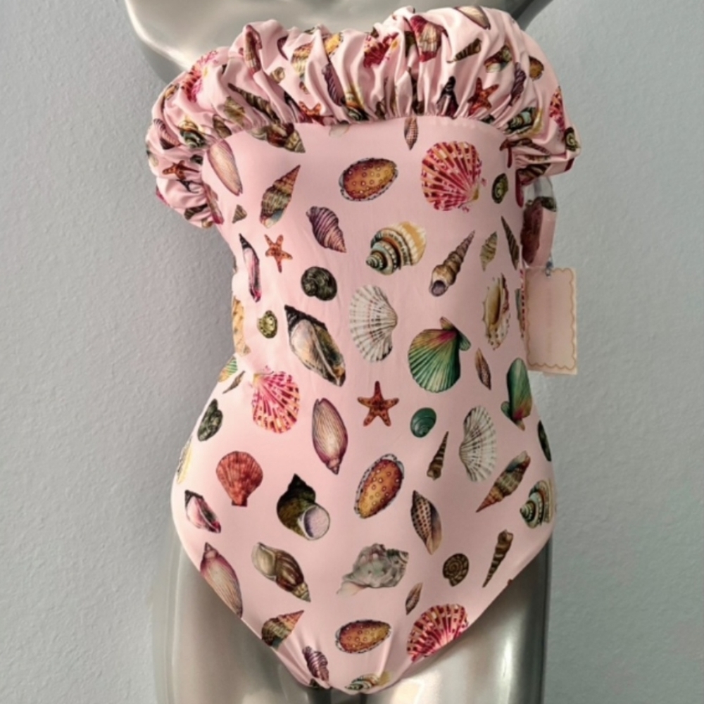 NWT ANTONIO MELANI x Jennifer Sumko Family Matching Shells Print Swimsuit